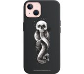 Funda original compatible con iPhone 13 Negro con un diseño de Harry Potter Dark Mark