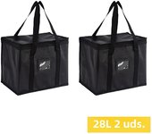 70L Insulated Thermal Cooler Bag Insulation To Keep Cold Large Capacity Portable Lunch Bag Zip Picnic Camping Tin Foil Food Bags