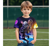 3d Printing Real Madrid Children Top Shirts Boys Clothes Splatoon Messi Children's Clothing Hulk 2024 Girl Clothes Ronaldo Stich