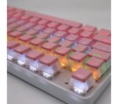 104 Keys Pudding Theme Keycap OEM Profile ABS PBT Double Shot Keycap For Mx Switch Mechanical Keyboard RGB Backlit Key Caps