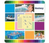 Bestway Parche para Piscina Hinchable 10 Unidades 65x65 mm Jardin 62091