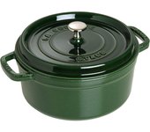 Cast Iron 5.5-qt Round Cocotte - Dark Blue, Made in France