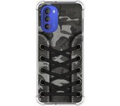 Funda Silicona Antigolpes para Motorola Moto G51 5G diseño Zapatillas 15 Dibujos