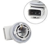 1157 BA15D Bulb Socket P21/5W Base Elbow With Waterproof Rubber Ring For Turn Signal Lamp Brake Light Car Accessories