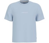 Camiseta Guess Jeans slim logo celeste manga corta de hombre