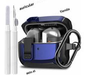 2024 [2-in-1] Armor Case For Samsung Galaxy Buds 3/Galaxy Buds3 Pro Secure Lock Cover buds3 pro cover with Cleaning Kit for men