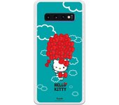 Funda original compatible con Samsung Galaxy S10 Plus - Hello Kitty Globo Lazos
