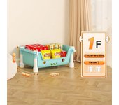 Toy Storage Trolley Children's Toy Storage Racks and Shelving Rotating Bookshelf Multifunctional Household Mobile Trolleyarrange
