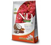 FARMINA N&D QUINOA DOG MINI SKIN COAT ARENQUE 2,5KG