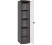SimonRack Taquilla Vestuario Metálica, 3 Puerta, Incluye Llave, 1800x300x500 mm, Antracita - Simonlocker
