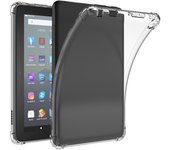Silicon Case For Amazon Kindle Fire 7 2022 12th Generation fire7 7.0'' Clear Transparent Soft TPU Back Tablet Cover Coqe