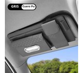 SEAMETAL Car Sun Visor Storage Bag Premium Car Organizer with Glasses Case Tissue Holder Hook and Loop Strap Storage Pocket