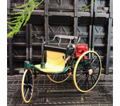 1:12 1886 Vintage Classic car No.1 alloy car model simulation tricycle Toy For Children Gift Collection F499