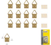 SANCO STORE - MAURER Cuelga Cuadros Anilla Nº2 (Blister 12 piezas)