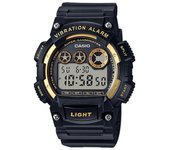 Reloj de pulsera CASIO Sports - W-735H-1A2 correa color: Negro Dial LCD Negro Hombre