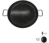 Paellera Valenciana Esmaltada Garcima para 5 Personas 32 Cm