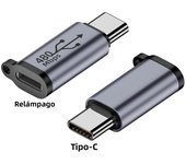 USB Type-C Adapter Type C To Lightning To Micro Mini USB Female To Male Converters For Xiaomi Samsung Charger Data Cable