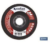 Disco Basic Laminado Plano 115 Mm. G-60 Zirconio - Cofan