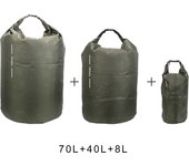 Dry Sack Pouch 8L 40L 70L Waterproof Storage Bag For Boating Kayaking Canoeing Floating Outdoor Traveling Carrying Bags Portable