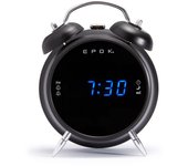 Bigben Interactive Despertador Radio FM con Función de Autoguardado y Pantalla LCD RR90EPOKN Negro