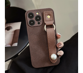 TPU Wrist strap Phone Case For iPhone 11 12 13 14 15 Pro Max 15Plus For iPhone 7 8 Plus Fall Protection Silica Gel Phone Cover