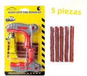 Car Tire Repair Tool NEW Kit Rubber Tubeless Tyre Puncture Repair Kit Studding Tool Glue for Bike Motorcycle Tires Repair Set