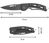 Stainless Steel Keychain Folding Knife, Outdoor Carrying Knife, Mirror, Sharp Pocket Knife, Fruit Knife