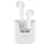 UMIDIGI Auriculares Inalámbricos, AirBuds U Auriculares Bluetooth 5.1, Auriculares Internos Control Táctil Wireless Earphones Deportivos Tiempo de Reproducción de 24h con Caja de Carga (Blanco)