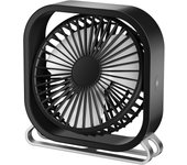 Ventilador de mesa portátil, mini ventilador de mesa de enfriamiento personal con cable USB, pequeño ventilador de mesa