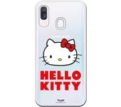 Funda original compatible con Samsung Galaxy A40 - Hello Kitty Logo