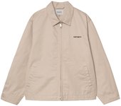 Chaqueta Beige Carhartt Module Script Jacket Wall con Logotipo Bordado