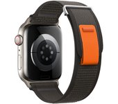 Correa De Nylon Para Apple Watch Ultra 49mm 44mm 40mm 45mm 41mm 42mm 38mm Compatible Con Series 9 8 7 6 3 SE Anillo De Pista