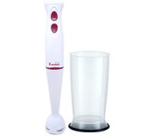 BATIDORA DE MANO COMELEC BV1116 300W S/A PIE PLASTICO BLANCO