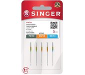 Estuche 5 Agujas Singer Variadas para Punto 2045 Nº70 / Nº80 / Nº90