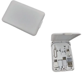 9 In 1 Fast Wireless Charger Stand Pad Multi Cable Adapter Needle Sim Card Storage Box For iPhone 15 14 Samsung Charging Station