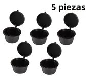 1/3/5/10pcs Reusable Coffee Capsules Filter Cup Dispenser for Nescafe Dolce Gusto Refillable Coffee Capsules Pod Compatible Kit