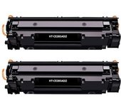 Pack 2 toner HP CE285A Compatible para impresoras HP