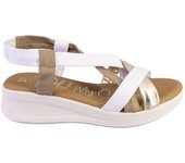 OH MY SANDALS 5655-2424 Sandalias de mujer blanco PIEL 525