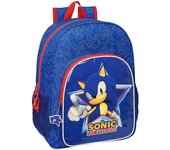 MOCHILA DE 33 CM ADAPT.CARRO SONIC "LET S ROLL" DE SAFTA
