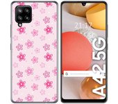 Tumundosmartphone Funda Gel Tpu para Samsung Galaxy A42 5G diseño Flores Dibujos