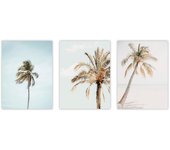 Set de 3 cuadros calidad premium con marco de madera - 30x40 cm o 50x70 cm - POSTER LAB