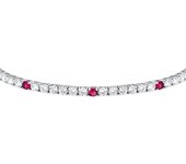 Pulsera Mujer en Plata 925 Words, Circonitas, Colección Tesori, Tenis - SAIW139