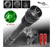 IR 850nm/940nm Infrared Flashlight Torch Hunting Radiation Night Vision light Tactical Hunting Flashlight Torch Waterproof Lamp
