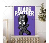 1PC MINISO Marvel SpiderMan Iron Man Avengers Poster Self-adhesive Art Waterproof Paper Sticker Coffee House Bar Room Wall Decor