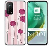 Tumundosmartphone Funda Gel Tpu para Xiaomi Mi 10T / 10T Pro diseño Flores Vintage Dibujos