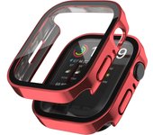 Waterproof Case for Apple Watch 7 8 9 45mm 41mm 44mm 40mm Screen Protector Cover Straight Edge Bumper iWatch 5 SE 6 Accessories