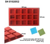 Soap Mould Square or Round Shape Top Pattern Texture Design Decoration Chocolate Mold Silicone Cake Molds Kitchen Baking Tools