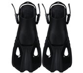 Aletas de snorkel ajustables, equipo de natación para adultos, portátiles, cómodas y antideslizantes.