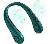 Ventilador De Cuello Colgante Sin Hojas, Mini Ventilador Portátil Usb, Súper Fuerte Viento, Silencioso Viento Natural, Recargable