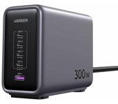 Ugreen 90903B cargador de dispositivo móvil Universal Negro, Gris Corriente alterna Carga rápida Interior